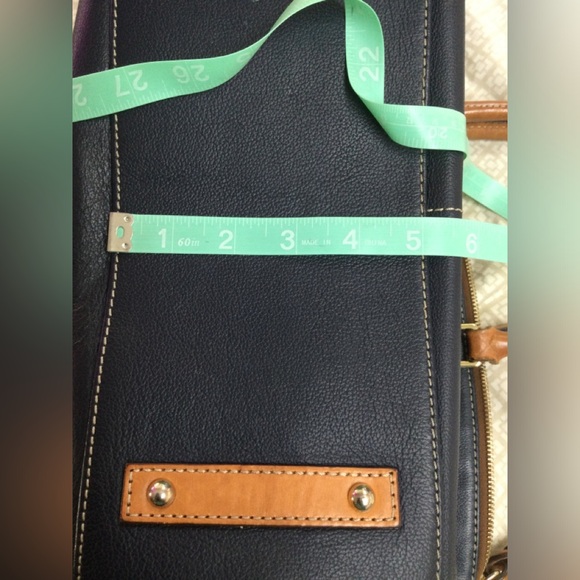 Dooney and Bourke Shoulder/Hand bag. Blue - Picture 16 of 16